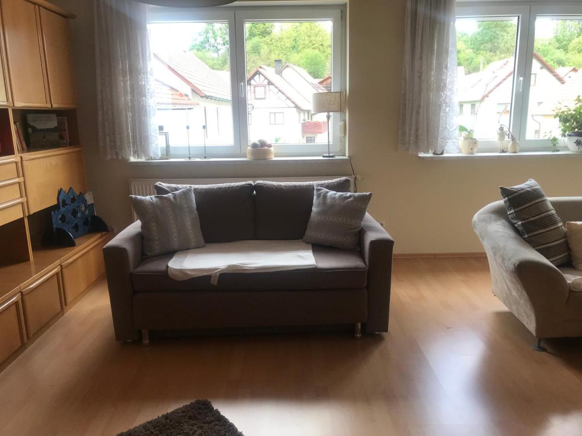 Ferienwohnung Am Gruenen Band Hellingen Ngoại thất bức ảnh