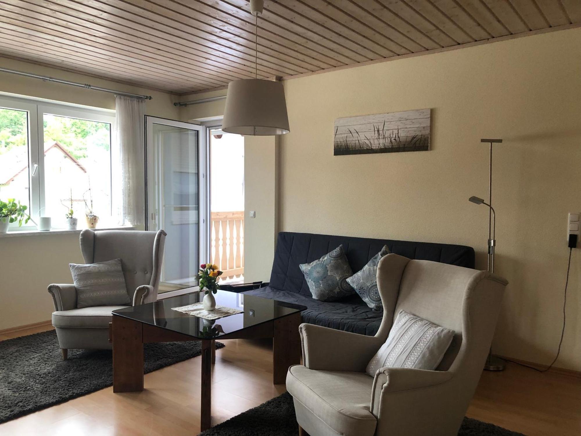 Ferienwohnung Am Gruenen Band Hellingen Ngoại thất bức ảnh